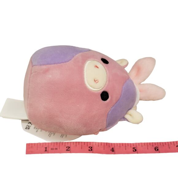 Cow Squishmallows Patty Cow Easter Bunny Ears 6" NEW - Picture 6 of 7